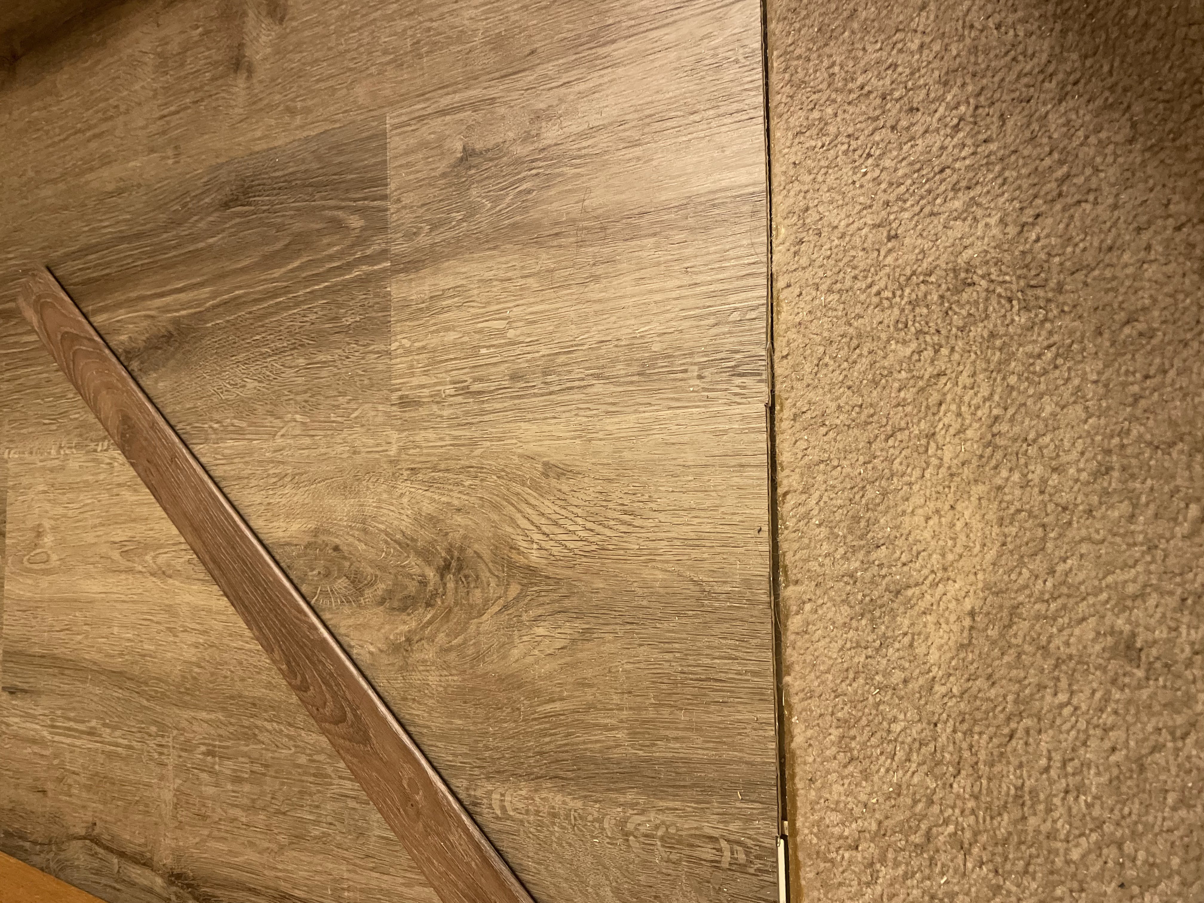 Flooring transition detail